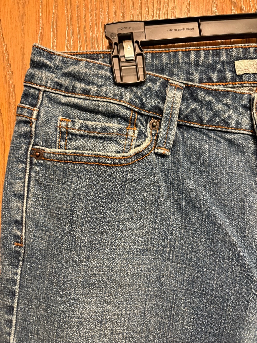 Classic Women's Blue Denim Flare Jeans
